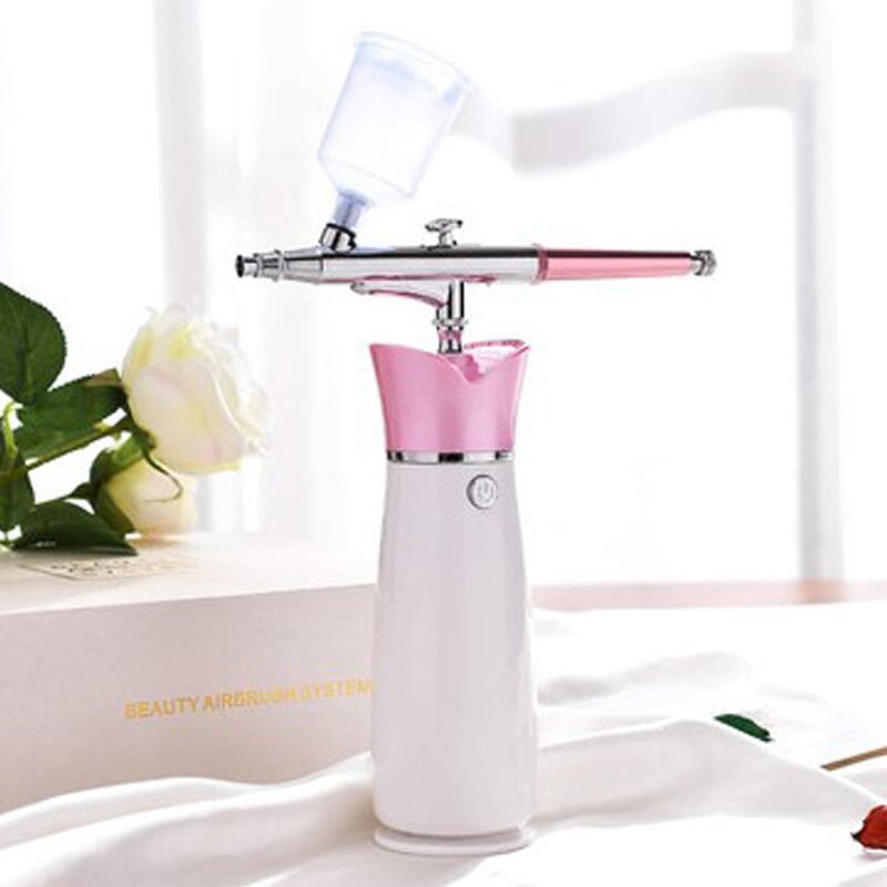Cordless Nail Airbrush - Multifunction Portable Mini Battery Compressor Machine