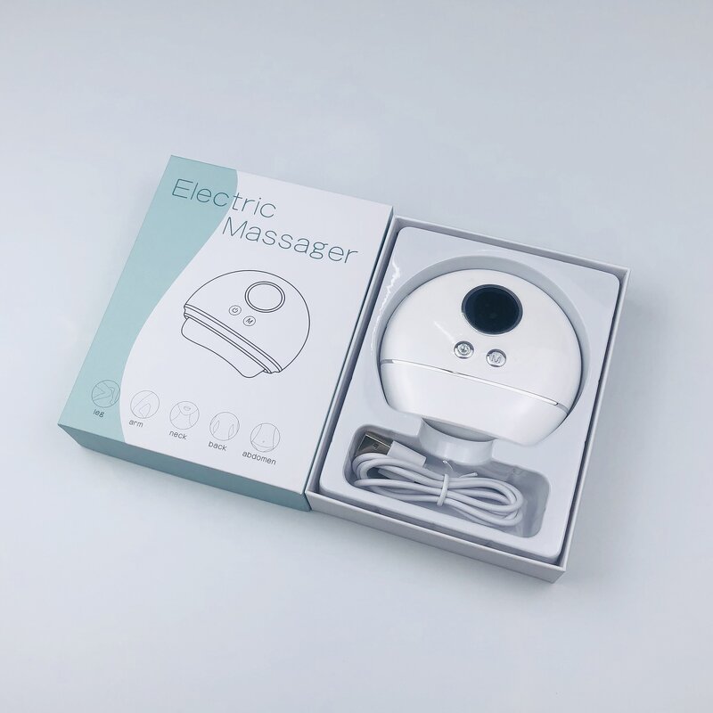 EMS LED Gua Sha Massager - Bian Stone Vibrating Facial Lifting Light Therapy Tool