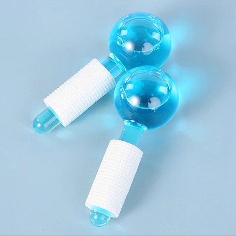 2in1 Ice Globes Roller - Stainless Steel Cooling Spa Facial Eye Puffiness Tool