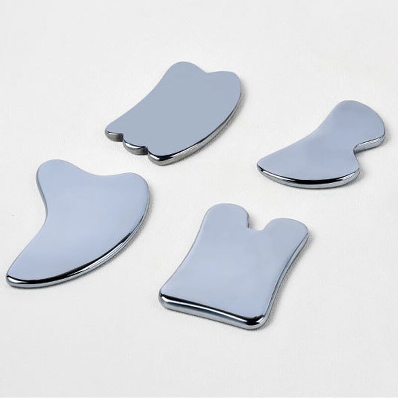 Terahertz Gua Sha Tool - Custom Logo Heart-Shaped Energy Stone Face Body Massager
