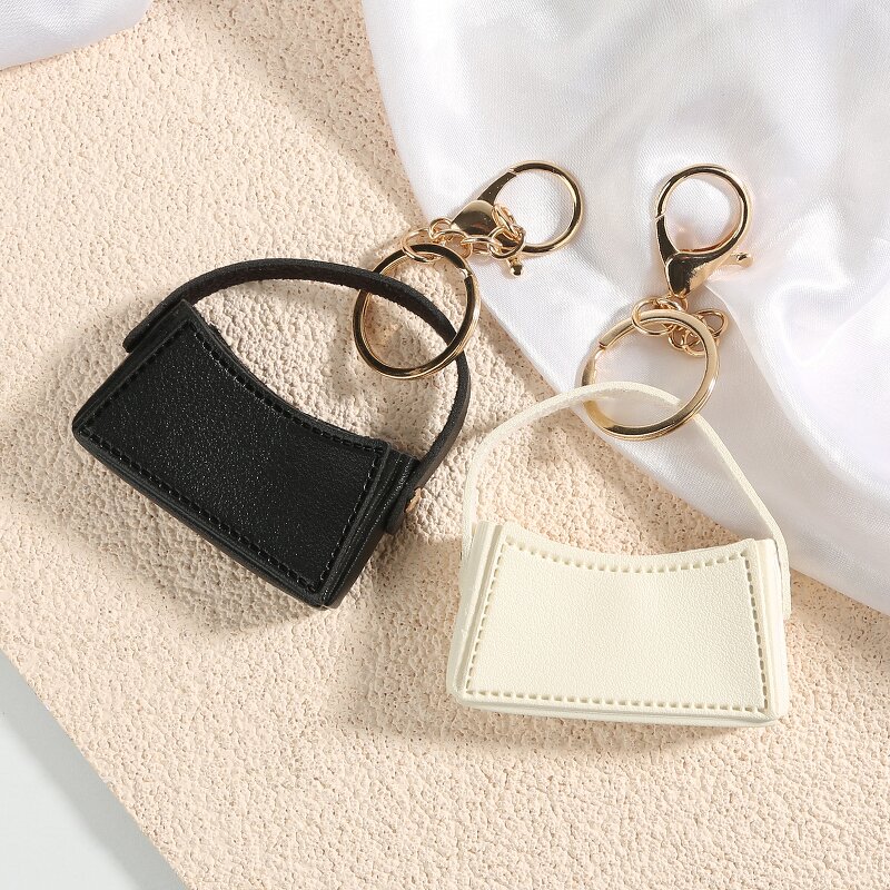 Keychain Manufacturer - New Design Leather Cute Candy Color Mini Ladies Bag Personalized Creative Gift