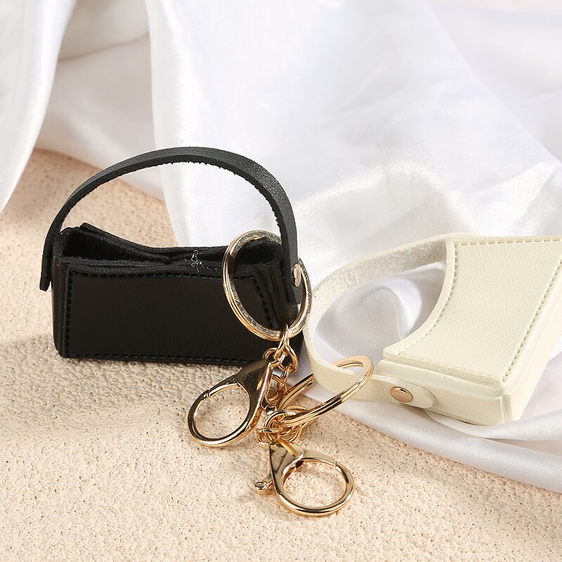 Keychain Manufacturer - New Design Leather Cute Candy Color Mini Ladies Bag Personalized Creative Gift
