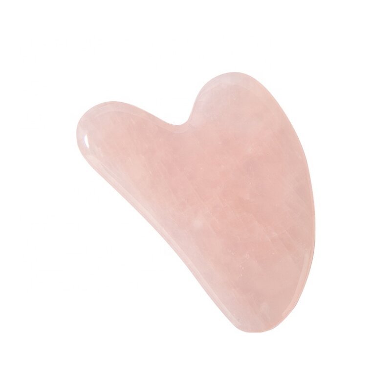 Gua Sha Stone Manufacturer - High Grade Natural Jade Stone Massage Facial Lifting Rose Quartz with Packaging