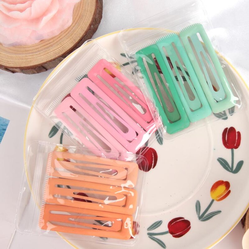 Hair Clips Manufacturer - Wholesale Daily Candy Color Non-Slip Square Toddler for Girls Women