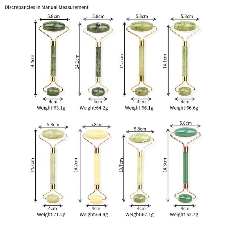 Facial Roller Manufacturer - Skin Care Tools Sales Variety Green Natural Face Neck Lifting Natural Stone