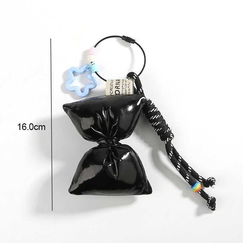 Keychain Manufacturer - Hot Selling 3D Air Bag Bow Sweet Fashion Girl Simple Cute Pendant Accessories