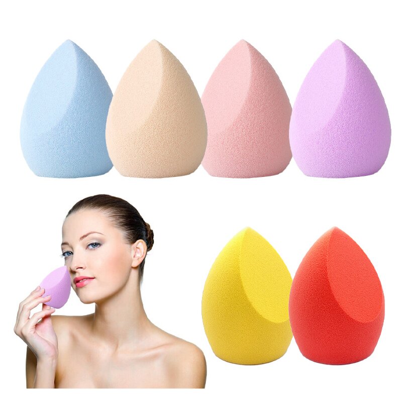 Makeup Sponge Manufacturer - Private Label Multi-Colored Dry Wet Use Pink Non Latex for Liquid Cream