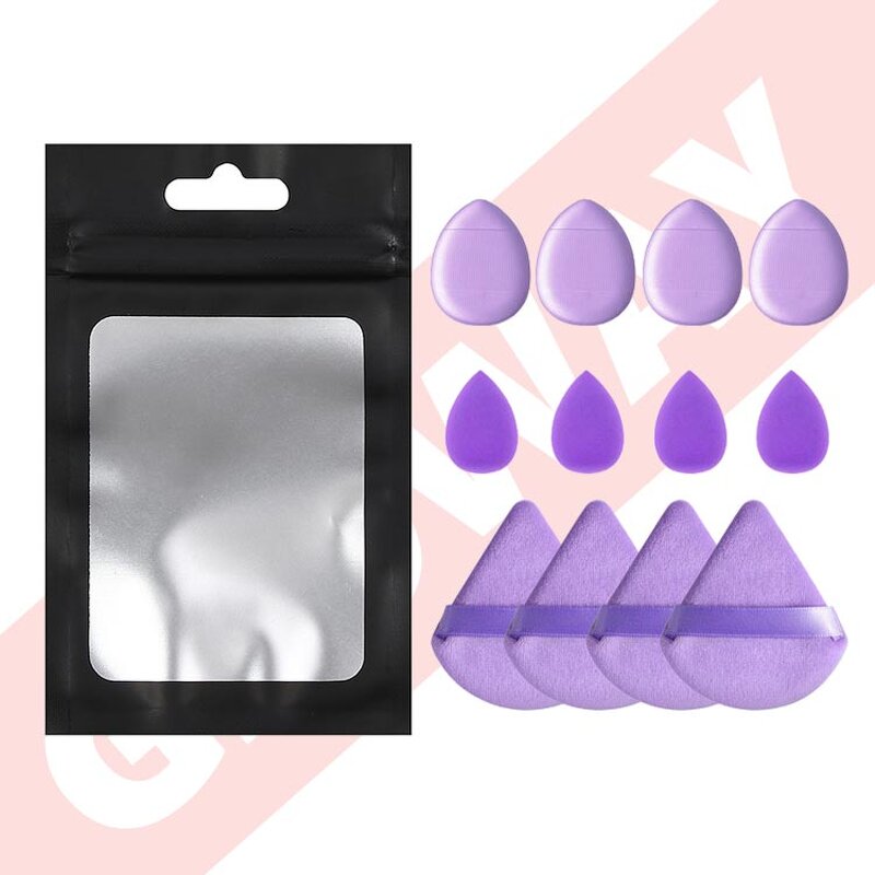 Makeup Sponge Set Manufacturer - 12pcs Blender Cosmetic Egg Beauty Soft Foundation Powder Puff