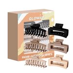 Hair Clips Manufacturer - Hot 6Pcs Big Matte Banana Strong Hold Jaw Large Claw with Custom Package