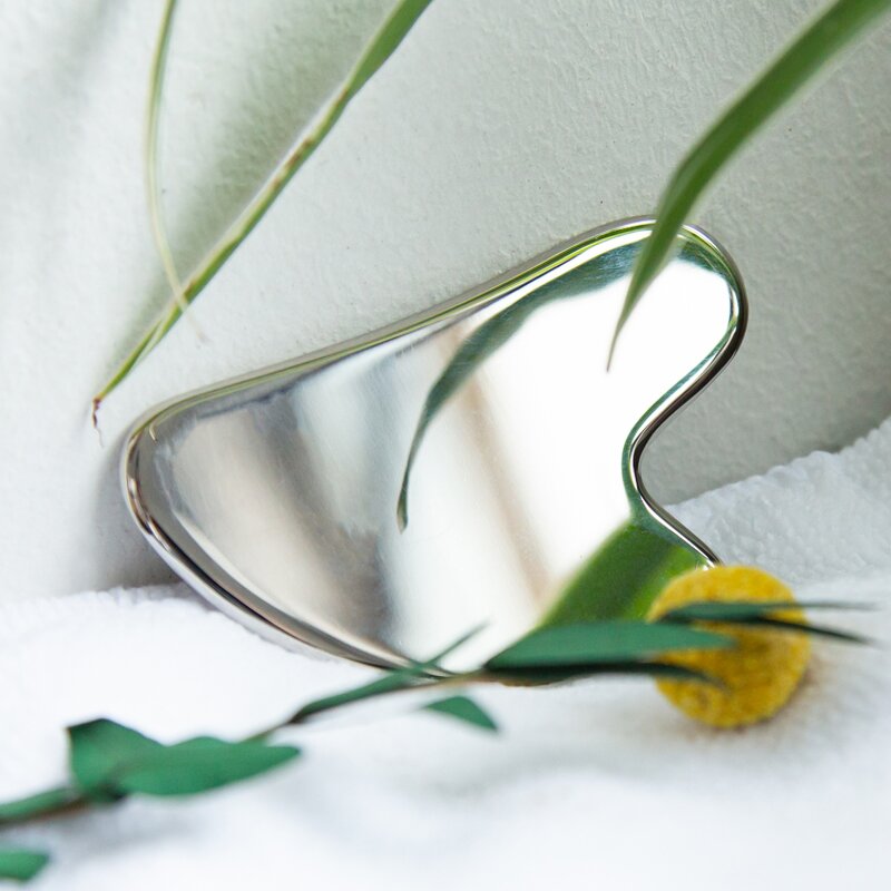 Gua Sha Tool Manufacturer - Skin Care Facial Scraping Stainless Steel for Reduce Puffiness Firm and Lift