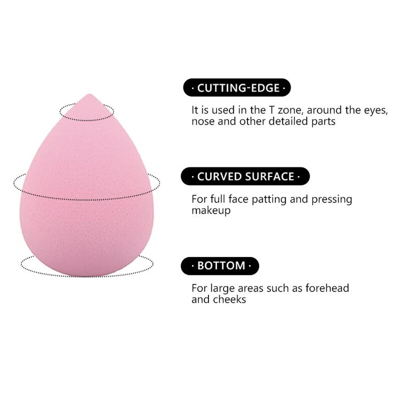 Makeup Sponges Manufacturer - Brand Same Style Beauty Sponge Applicator Blender 3Pc for Foundation