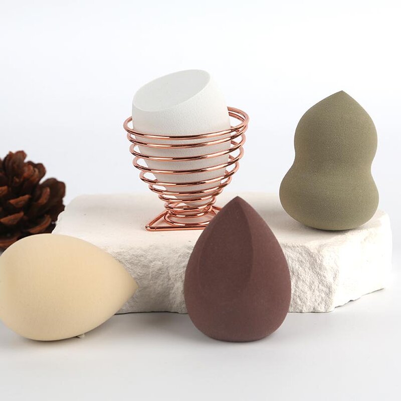 Makeup Sponge Set Manufacturer - Factory Custom Private Logo a Grade Super Soft Beauty Blender Vegan with Holder