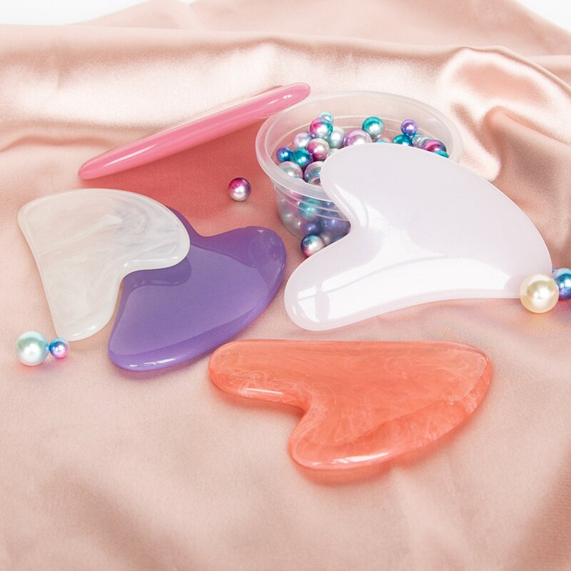Gua Sha Tool Manufacturer - Beauty Scraping Facial Massage Tools Custom Logo Acrylic