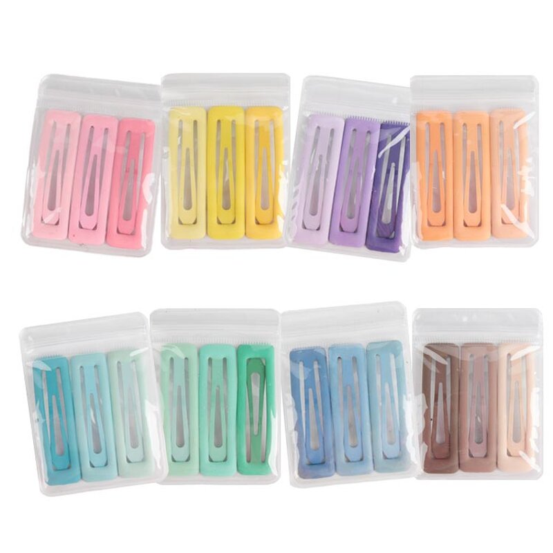 Hair Clips Manufacturer - Wholesale Daily Candy Color Non-Slip Square Toddler for Girls Women