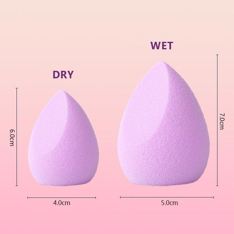 Makeup Sponge Manufacturer - Private Label Multi-Colored Dry Wet Use Pink Non Latex for Liquid Cream