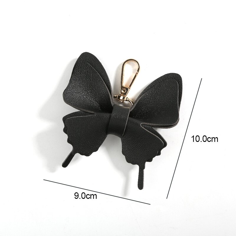 Keychain Manufacturer - Fashion Lovely Butterfly Charm Leather Women PU Pendant Butterfly
