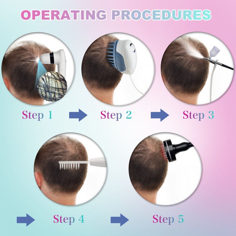 5 in 1 Scalp Analysis Machine - Hot Sale Anti Hair Loss Hair Growth Massage Device