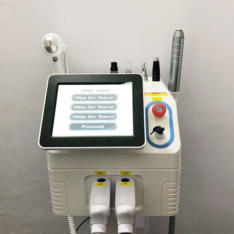 808 Diode Laser Machine - Hot Picosecond Tattoo Removal 755 808 1064 Carbon Peeling Tool