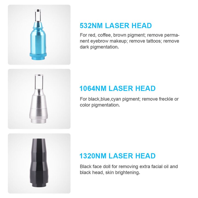 Picosecond Laser Machine - 2023 Hot Sale Q Switch Nd Yag Eyebrow Tattoo Removal Tool