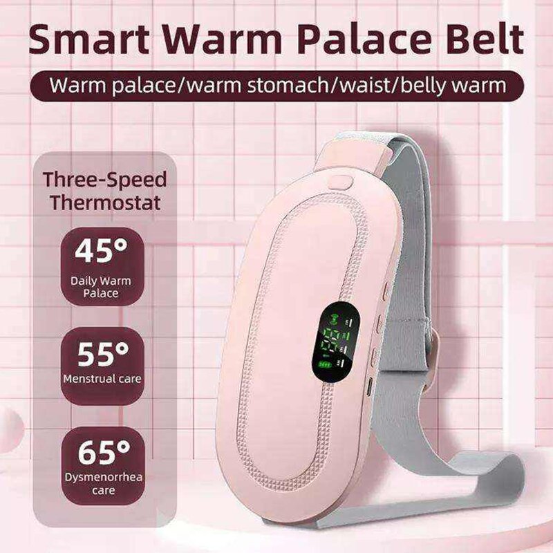 Menstrual Heating Pad - Wholesale Portable Vibrating Women Pain Relief Period Cramp Belt