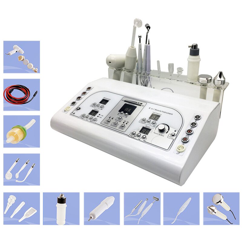 8 in 1 Facial Machine - Hot Sale RU 8201 Bio Lifting Microcurrent Face Lifting Tool