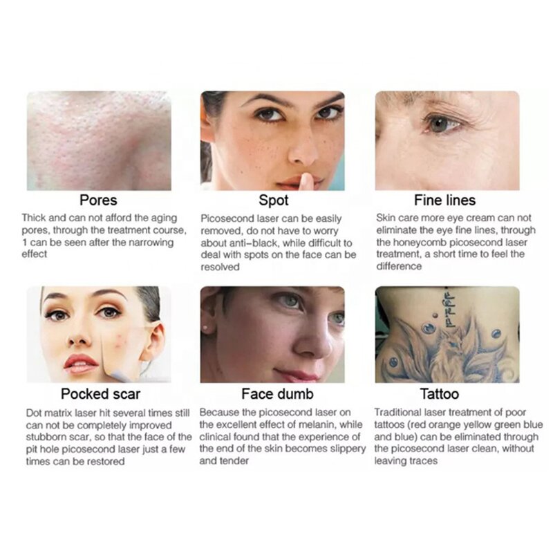 Picosecond Laser Machine - 2023 Hot Multifunction 532 1064 1320nm Eyebrow Washing Tool