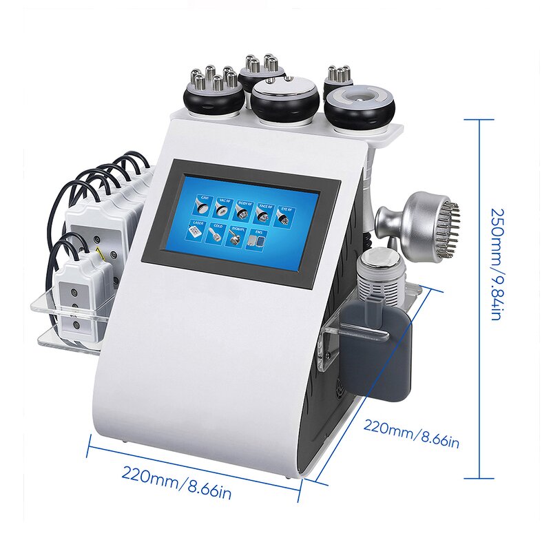 9 in 1 Slimming Machine - Hot Sale RF Vacuum 40k Cavitation Laser Fat Reduce System