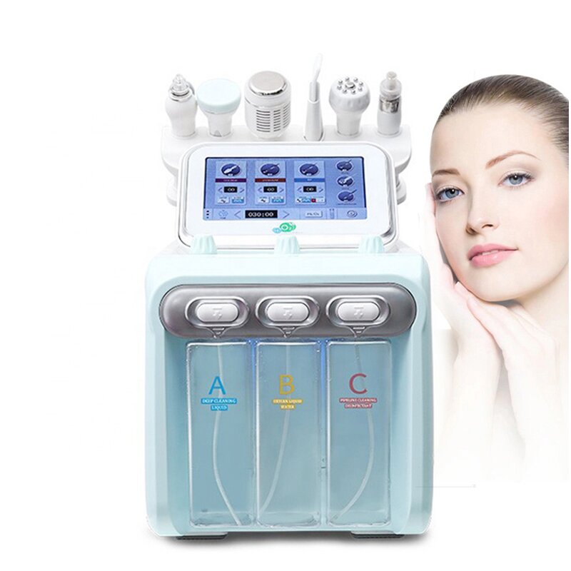 2nd Gen Aqua Peeling Machine - New Tech Bio Microcurrent Small Bubble H2O2 Facial Tool