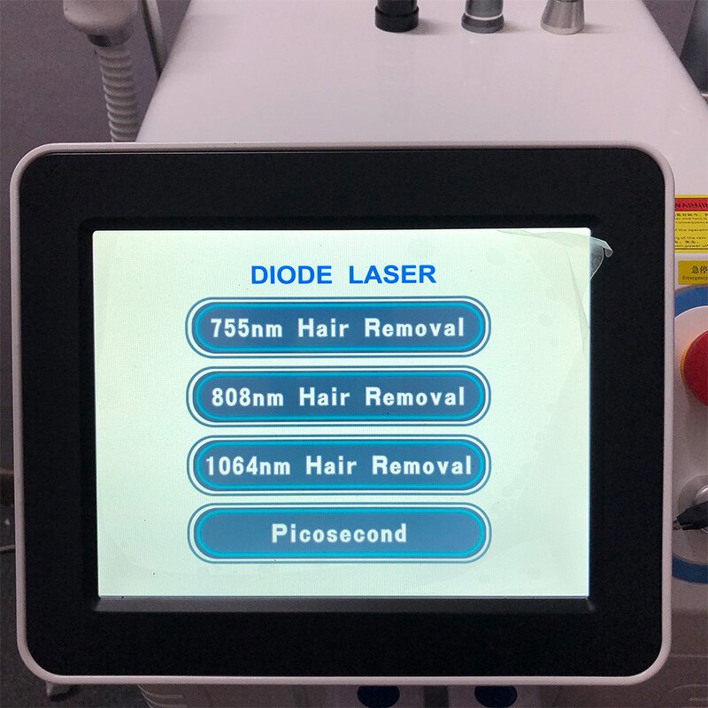 808 Diode Laser Machine - Hot Picosecond Tattoo Removal 755 808 1064 Carbon Peeling Tool