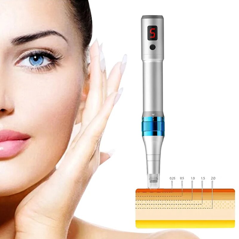 Dr Pen Ultima A1-W - 2023 Hot Sale 12 Needles Wireless Microneedling Dermapen 3mm