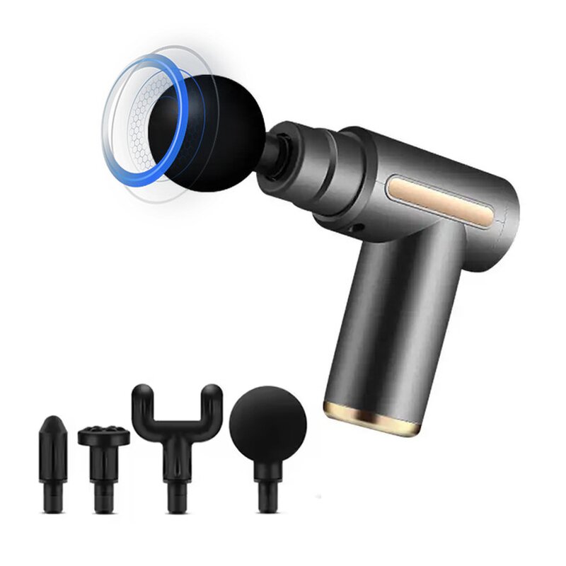 Mini 4 Head Fascia Gun - 2024 New Rechargeable Deep Tissue Muscle Massager