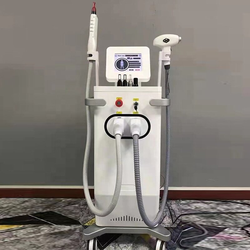 2 in 1 Laser Machine - New Diode 808 Nd Yag Laser Tattoo Hair Removal Tool