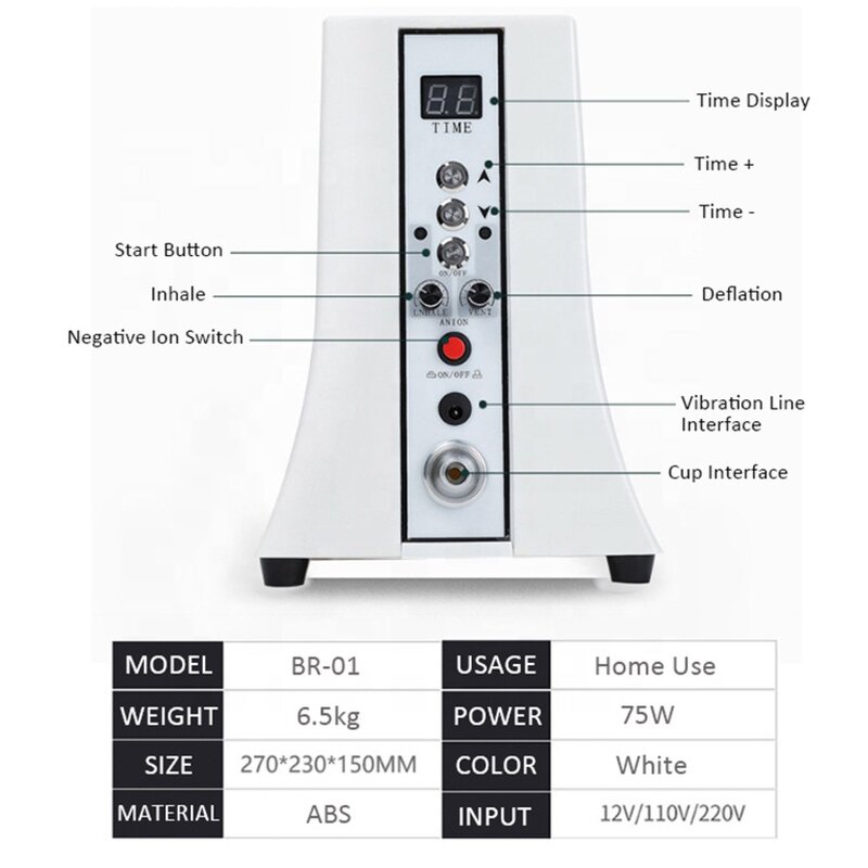 Vacuum Therapy Machine - Wholesale Butt Breast Enlargement Colombien Lifting Tool