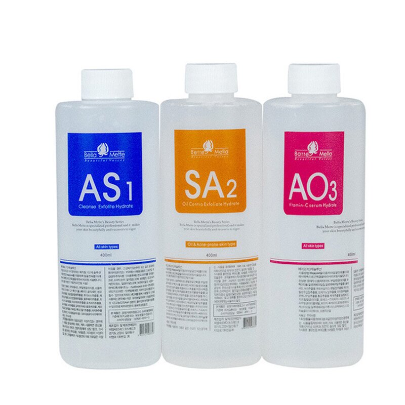 Hydra Aqua Peel Solution - Hot Sale 400ml AS1 SA2 AO3 Skin Deep Cleaning Liquid