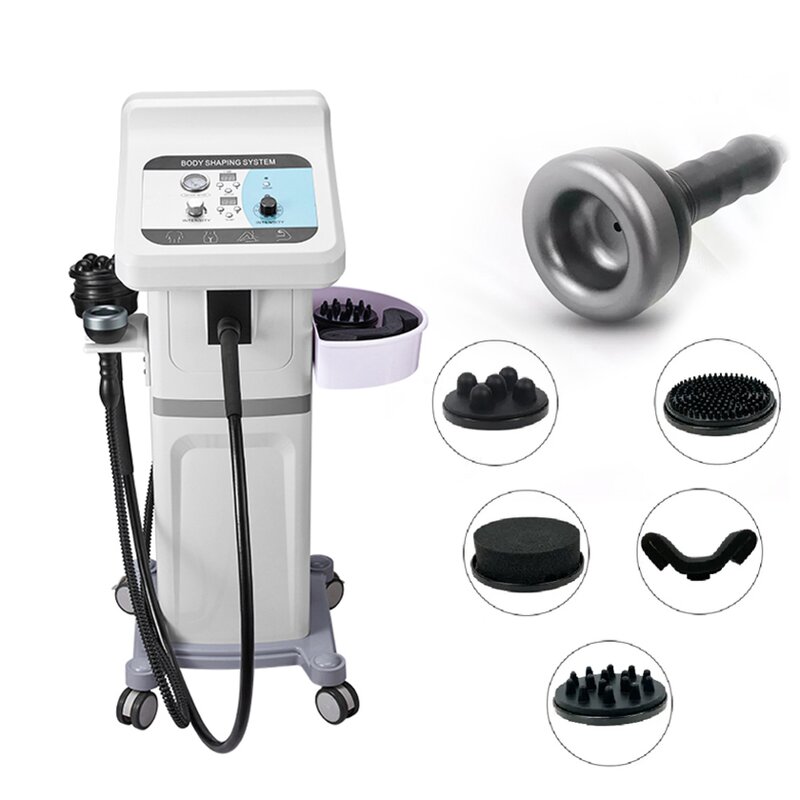 2 in 1 G8 Vacuum Massager - Heating Fat Burning Full Body Vibration Massage Gun