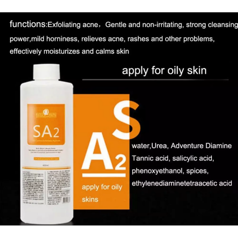 Hydra Aqua Peel Solution - Hot Sale 400ml AS1 SA2 AO3 Skin Deep Cleaning Liquid