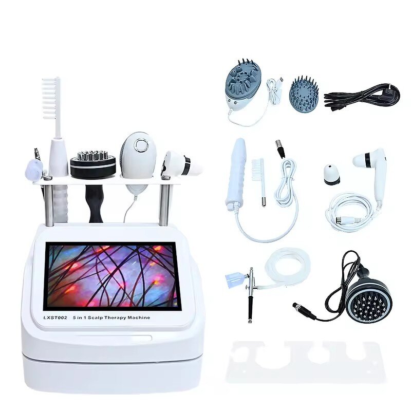 5 in 1 Hair Spa Machine - Hot Sale High Frequency Scalp Analyzer Massage Tool