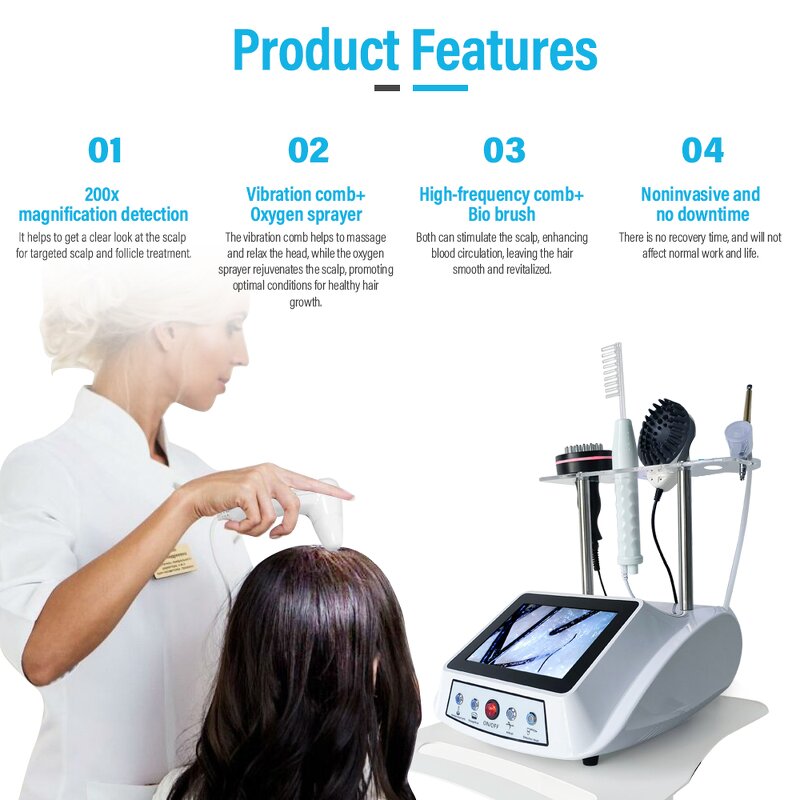 5-in-1 Scalp Care Machine - 2025 Anti-hair Loss Hair Growth Therapy for Clinic Spa