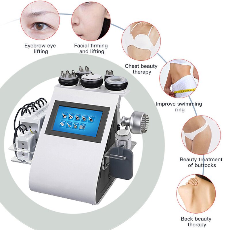 9 in 1 Slimming Machine - Hot Sale RF Vacuum 40k Cavitation Laser Fat Reduce System