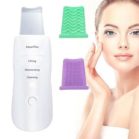 Ultrasonic Skin Scrubber - 2023 Rechargeable Anti Aging Facial Deep Cleaning Device