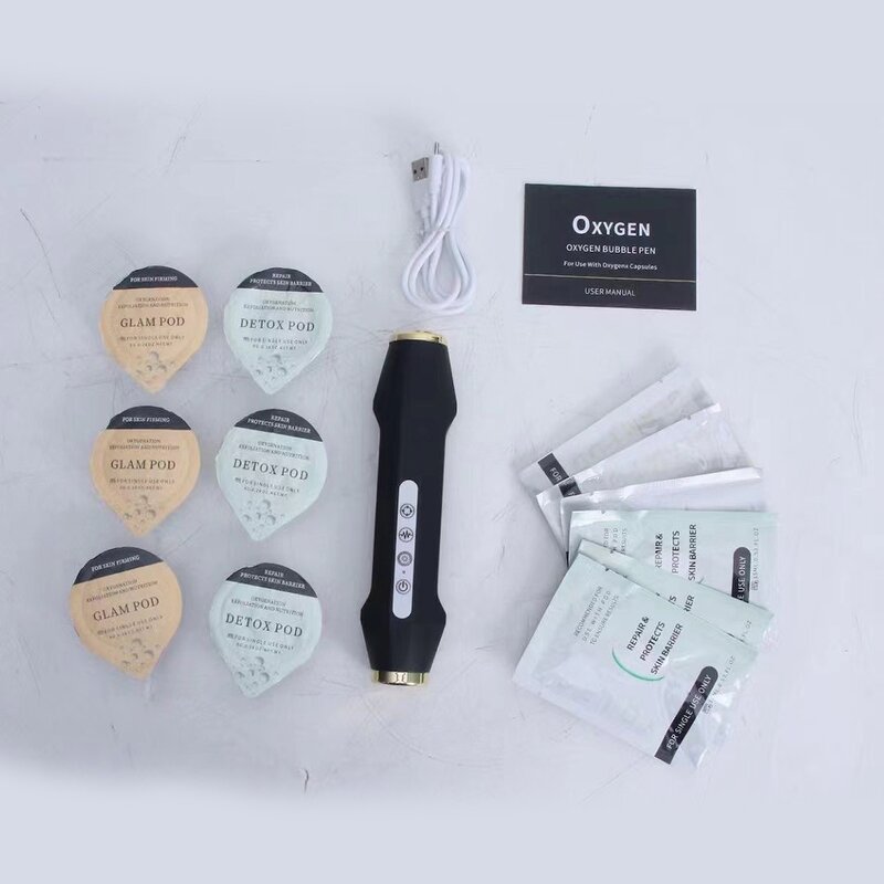 CO2 Bubble Oxygen Machine - New Design Portable Capsules Pods Skin Tightening Facial Tool