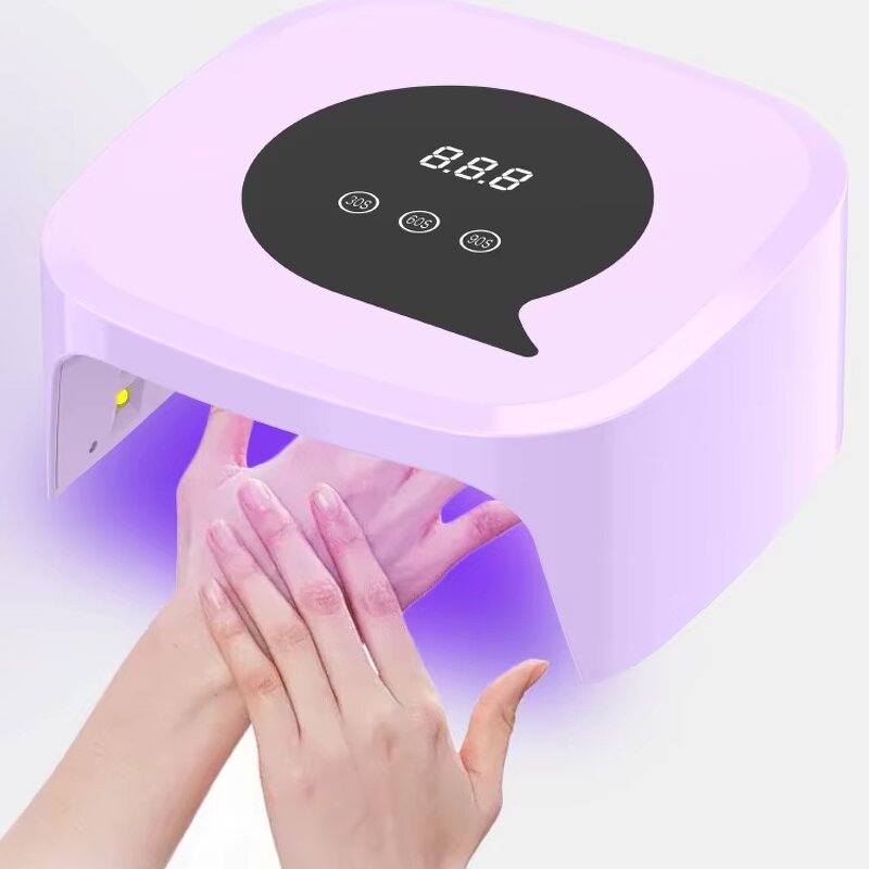 Nail Lamp Manufacturer - High Quality Quick-Drying UV LED 48 W Ice Sun Light With 3 Timers Custom