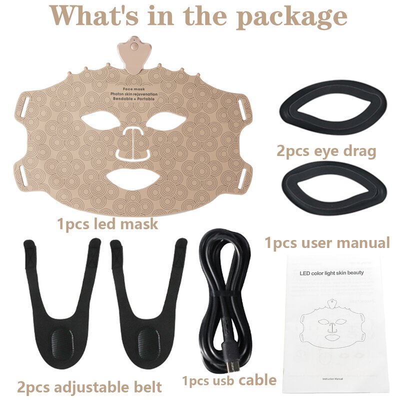 LED Mask Manufacturer - Factory Customization 660+850nm Wavelength 7 Colors Facial Care