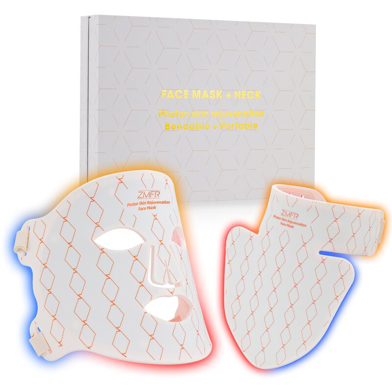 LED Light Therapy Mask Manufacturer - New Hot-Seller Silicone with Neck Face & Chest for Home Spa Clinic