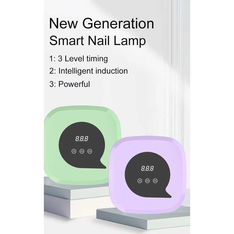Nail Lamp Manufacturer - High Quality Quick-Drying UV LED 48 W Ice Sun Light With 3 Timers Custom