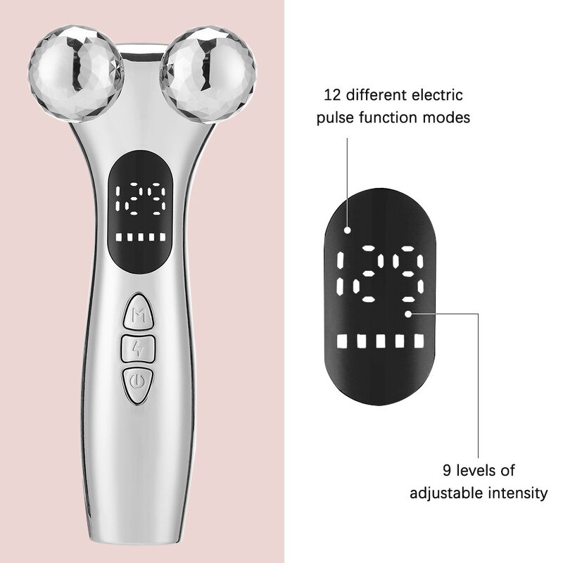 4D Roller Massager Manufacturer - Facial Slimming Low Frequency Pulse Neck Lift Skin Tightening Rechargeable