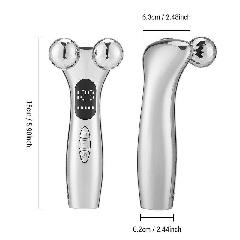 4D Roller Massager Manufacturer - Low Frequency Pulse Neck Lifting Facial Slimming Skin Firming Rechargeable