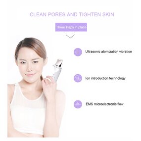 Ultrasonic Facial Cleaner Manufacturer - Portable Ion Deep Cleaning Removal Dirt Blackhead Skin Scrubber