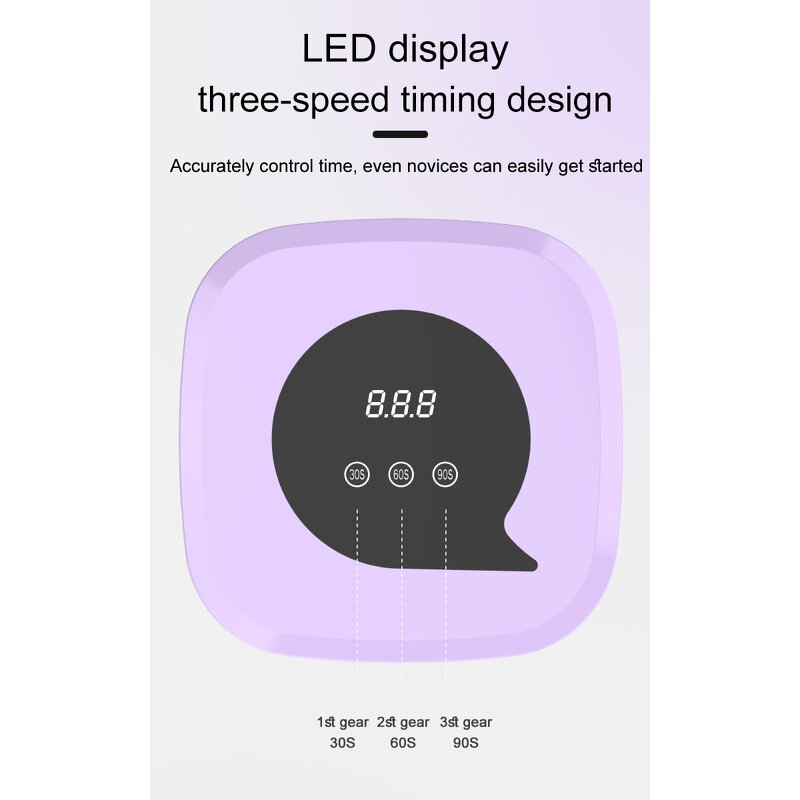 Nail Lamp Manufacturer - Factory Direct Selling Gel Salon LED UV Fast Curing for Home Use