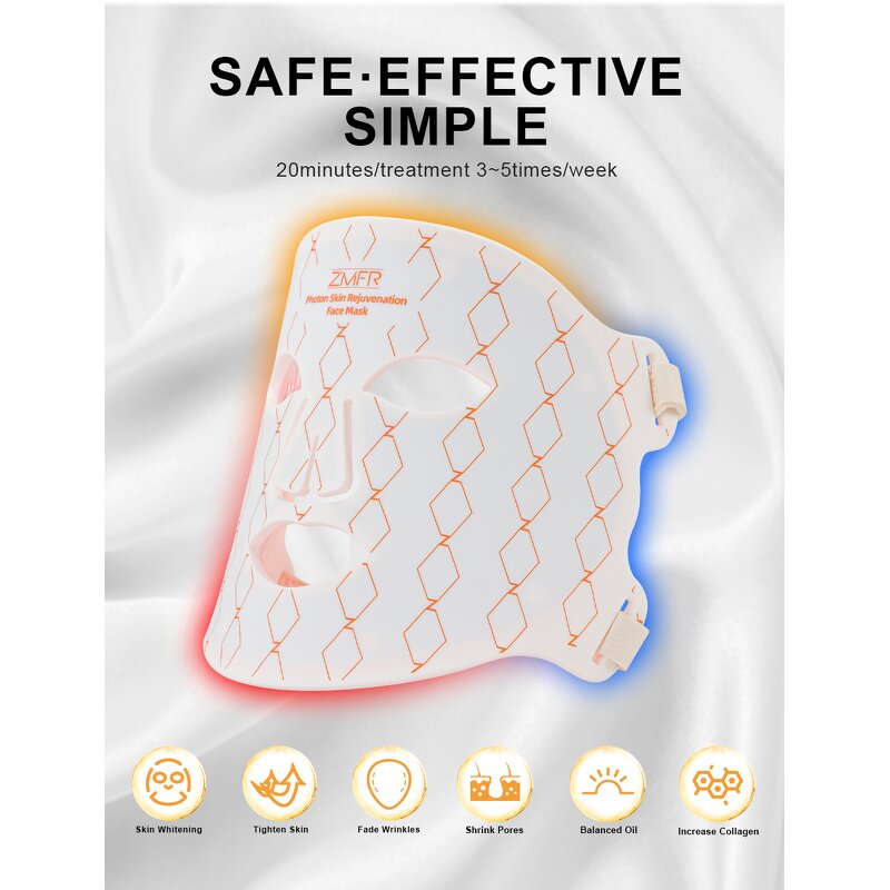LED Light Therapy Mask Manufacturer - 4 in 1 Red Light for Face Acne